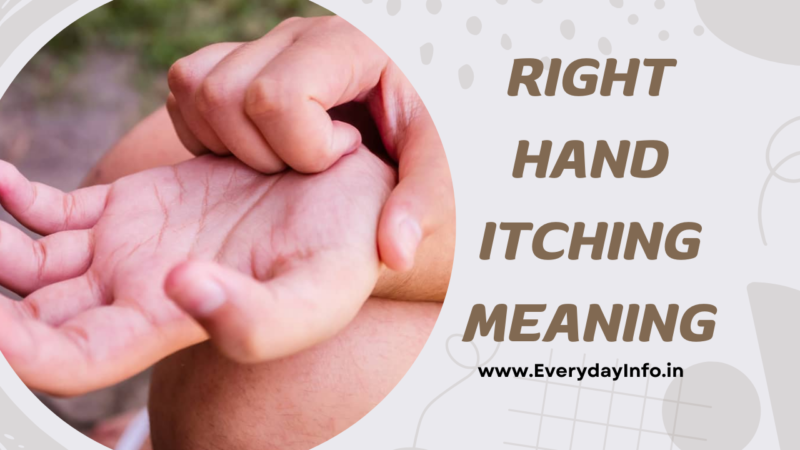 Right Hand itching Meaning – Beliefs, astrology and scientific interpretation